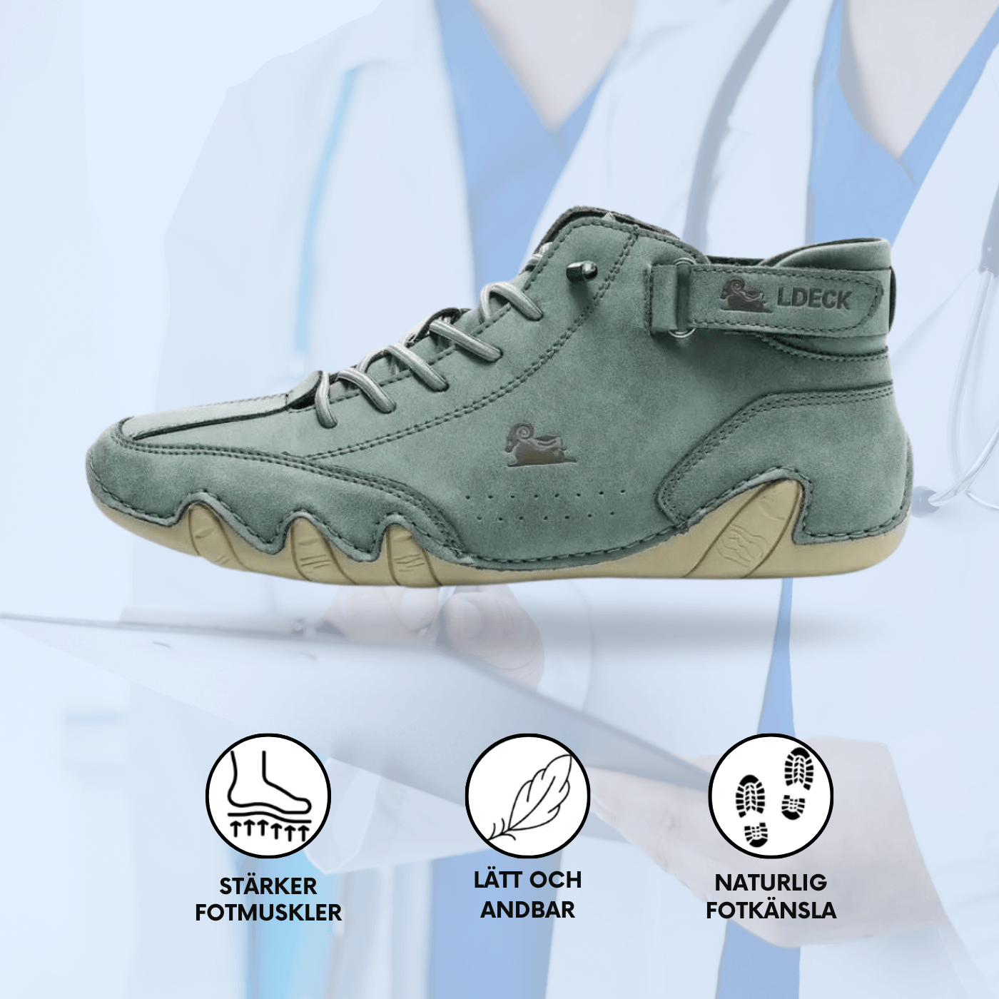 Nordisk Flex™ – Ergonomiske & Smertelindrende Barfodssko