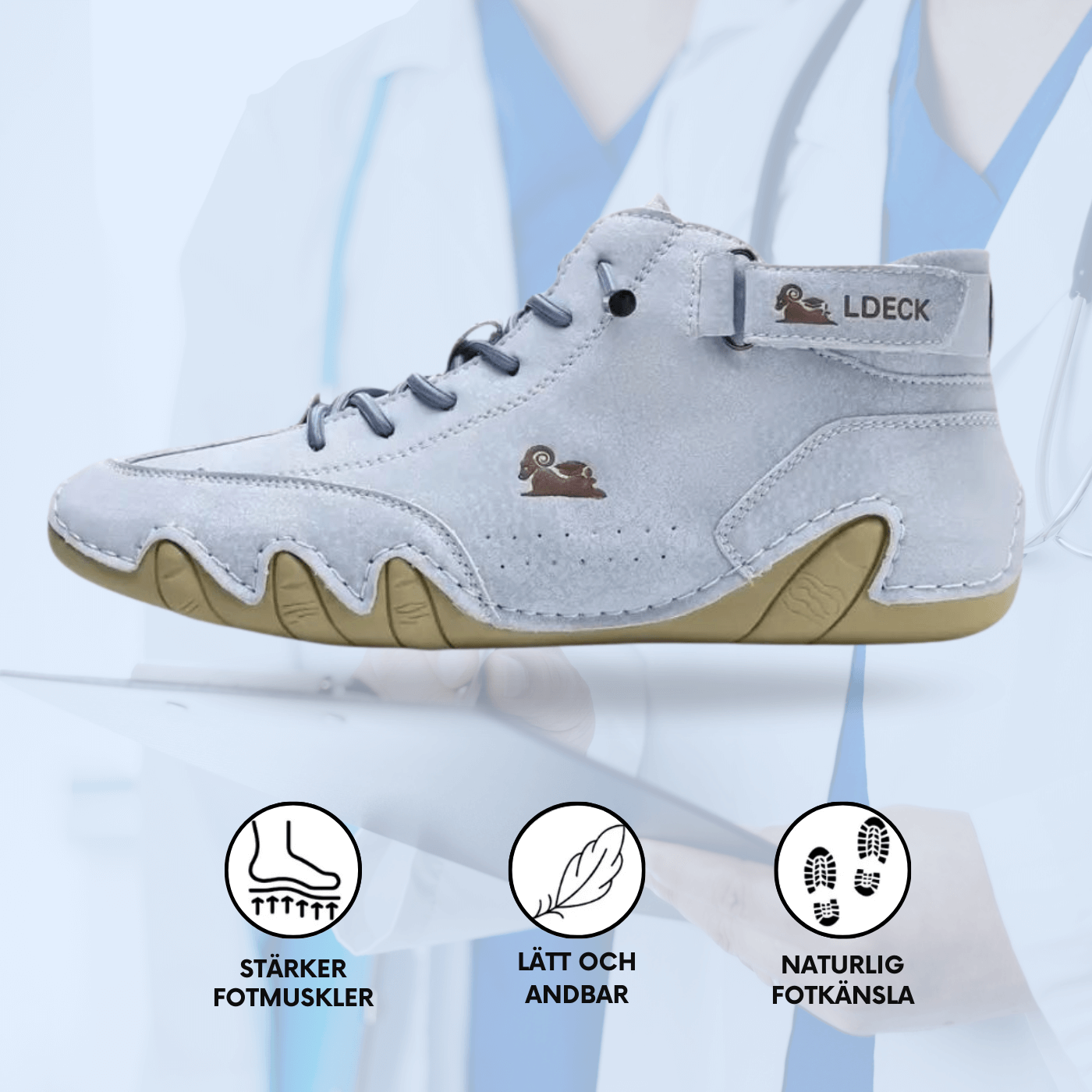Nordisk Flex™ – Ergonomiske & Smertelindrende Barfodssko