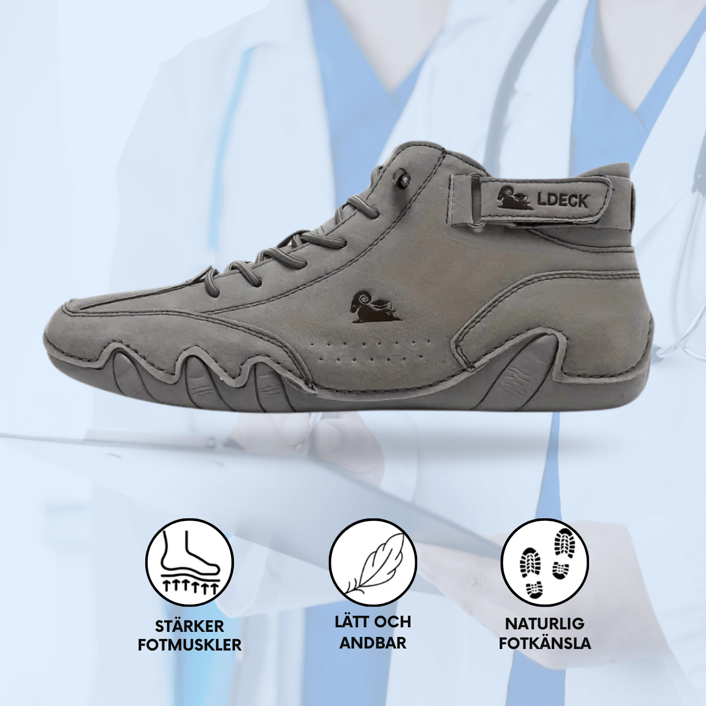 Nordisk Flex™ – Ergonomiske & Smertelindrende Barfodssko