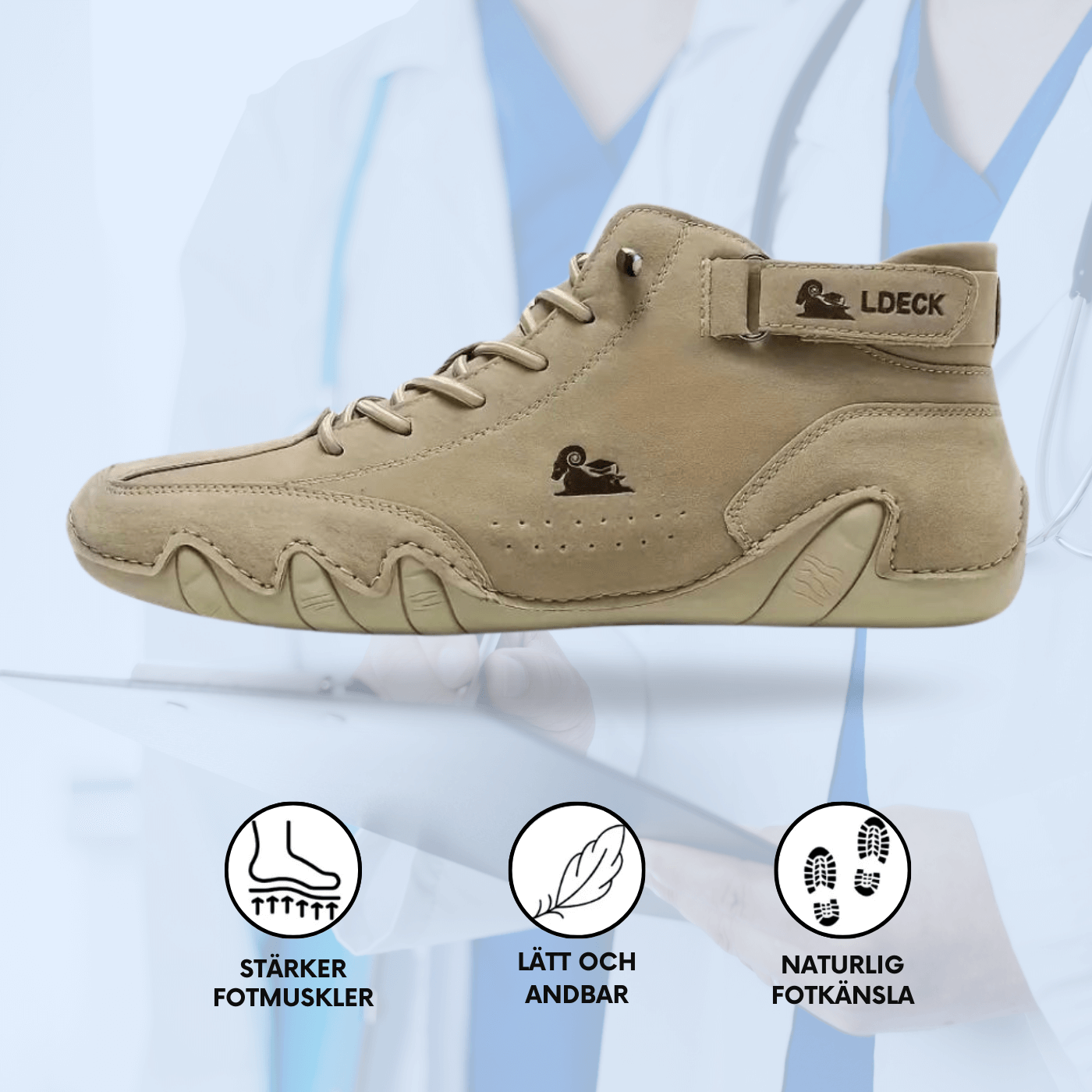 Nordisk Flex™ – Ergonomiske & Smertelindrende Barfodssko