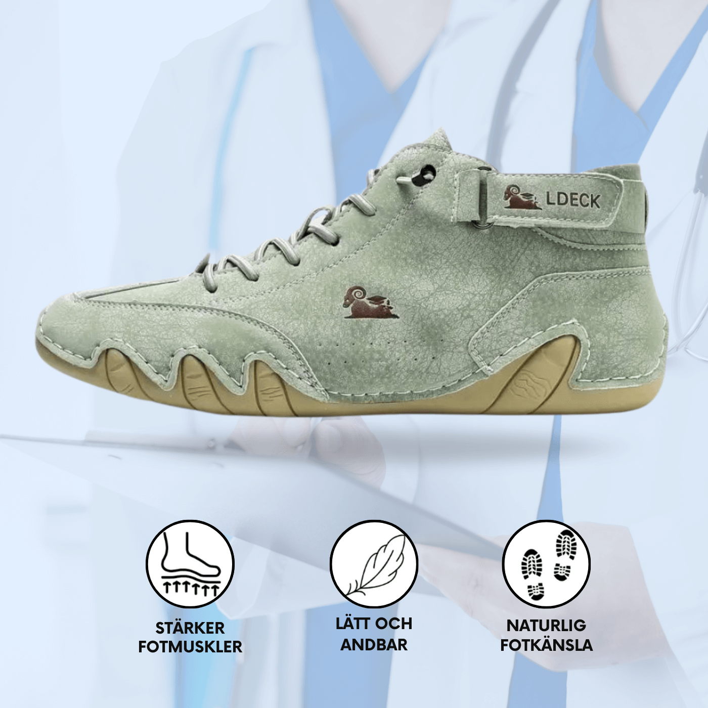Nordisk Flex™ – Ergonomiske & Smertelindrende Barfodssko