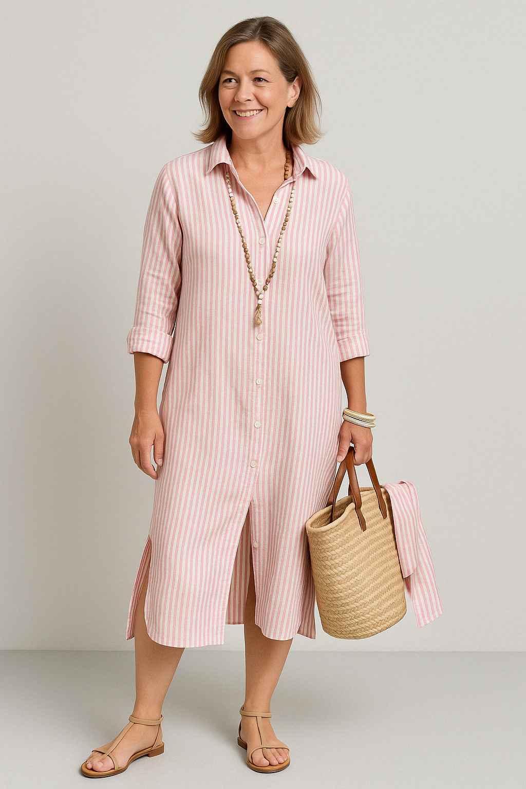Violet Elegance Kjole | Tidløs komfort og feminin stil